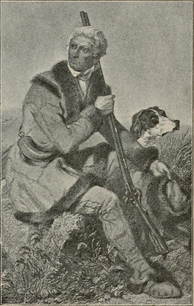 An illustration from Two centuries of costume in America, MDCXX-MDCCCXX, 1903, leaf 412