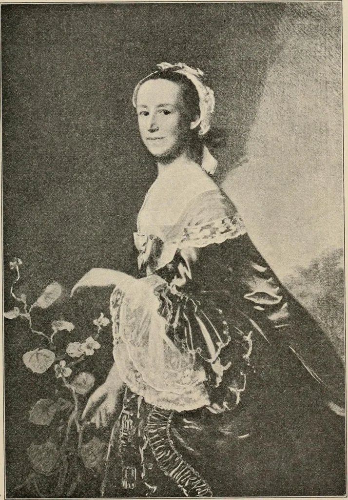 An illustration from Two centuries of costume in America, MDCXX-MDCCCXX, 1903, leaf 436