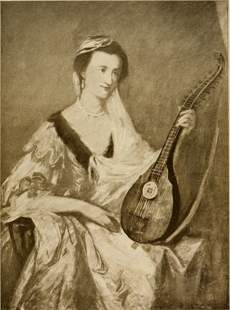 An illustration from Two centuries of costume in America, MDCXX-MDCCCXX, 1903, leaf 446