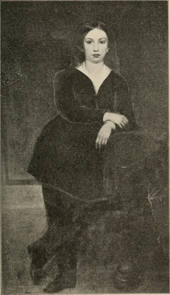 An illustration from Two centuries of costume in America, MDCXX-MDCCCXX, 1903, leaf 510