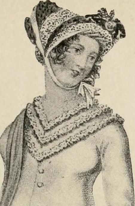 An illustration from Two centuries of costume in America, MDCXX-MDCCCXX, 1903, leaf 522
