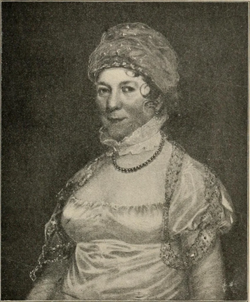 An illustration from Two centuries of costume in America, MDCXX-MDCCCXX, 1903, leaf 542