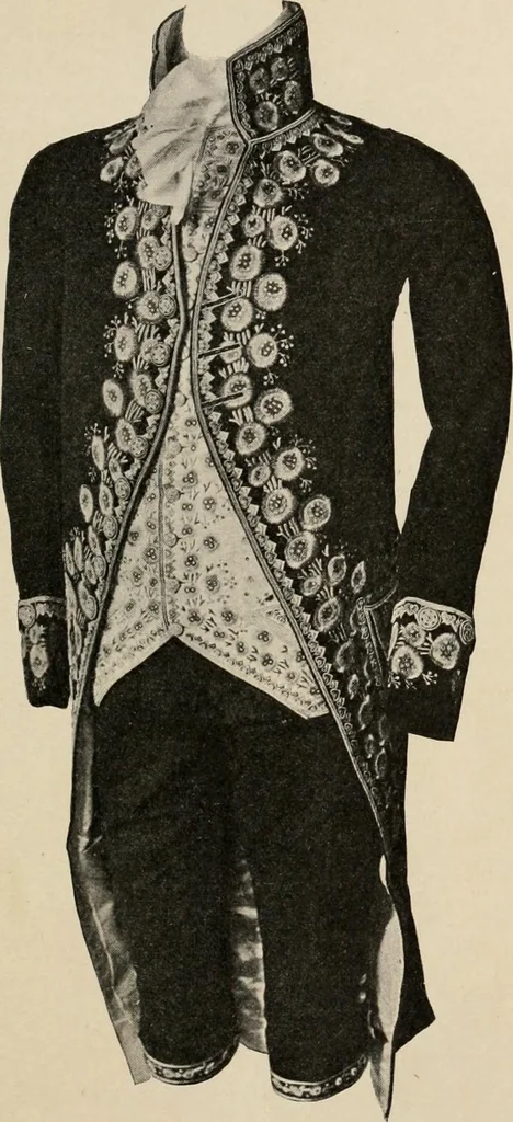 An illustration from Two centuries of costume in America, MDCXX-MDCCCXX, 1903, leaf 62