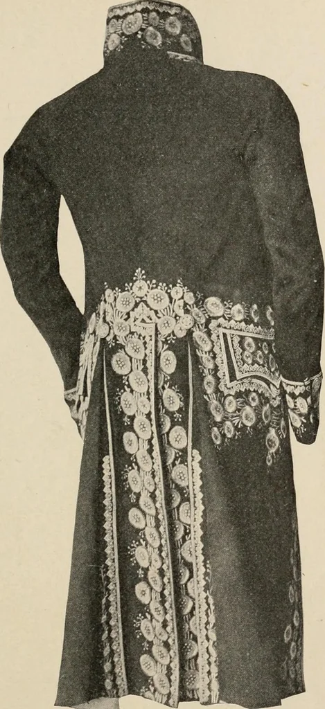 An illustration from Two centuries of costume in America, MDCXX-MDCCCXX, 1903, leaf 64