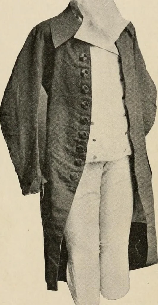 An illustration from Two centuries of costume in America, MDCXX-MDCCCXX, 1903, leaf 68