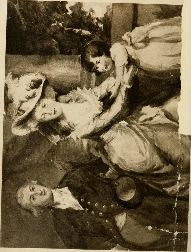 An illustration from Two centuries of costume in America, MDCXX-MDCCCXX, 1903, leaf 9