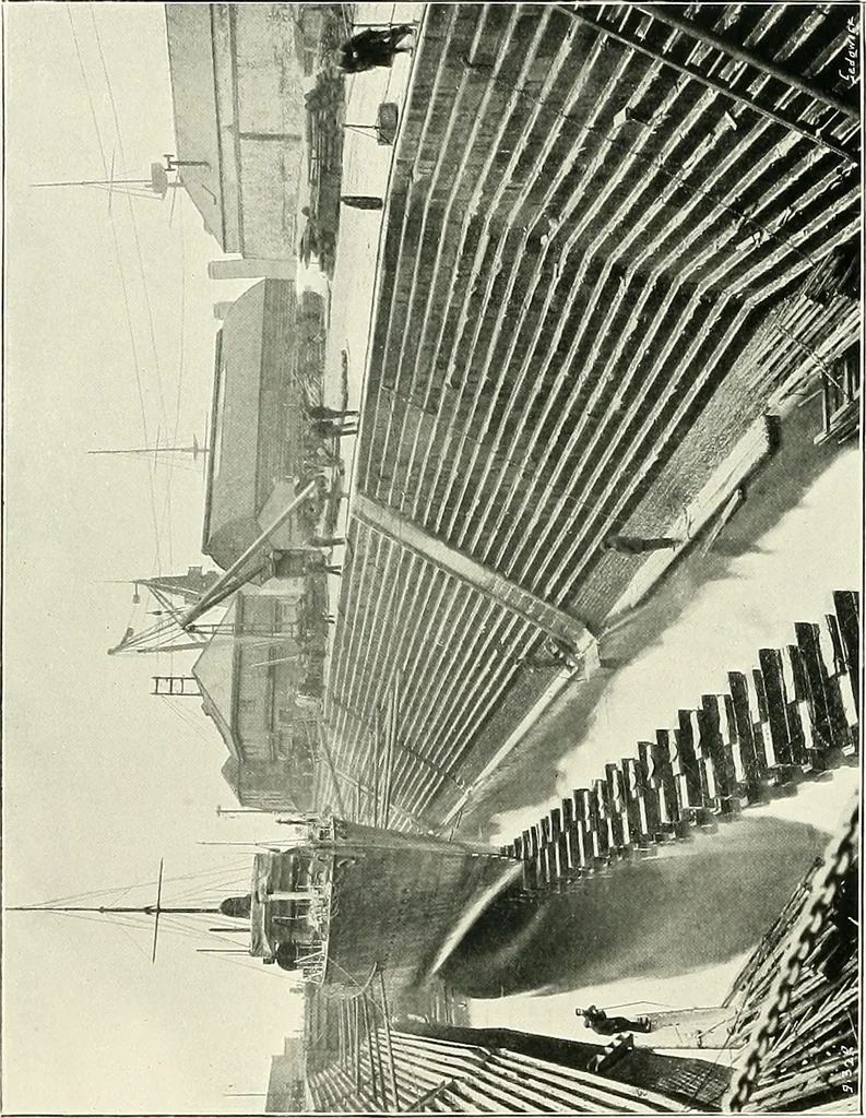 An illustration from Two centuries of shipbuilding by the Scotts at Greenock, 1906, leaf 208