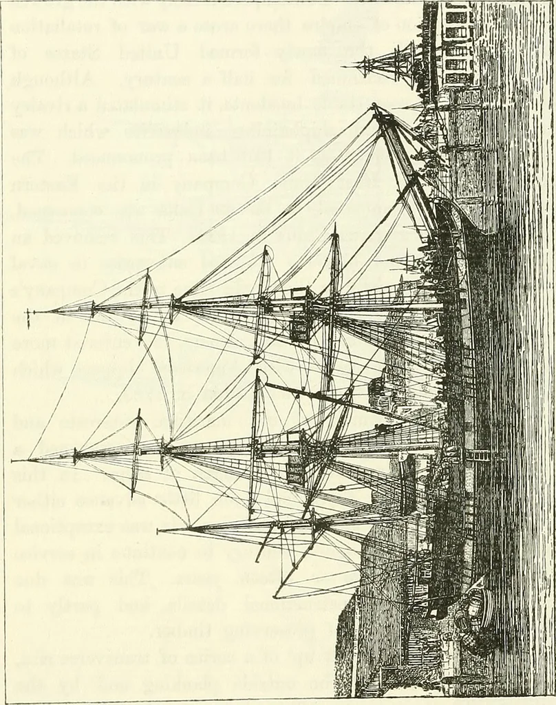 An illustration from Two centuries of shipbuilding by the Scotts at Greenock, 1906, leaf 36