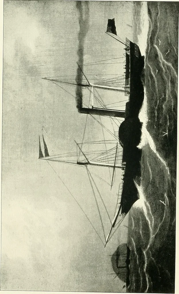 An illustration from Two centuries of shipbuilding by the Scotts at Greenock, 1906, leaf 56