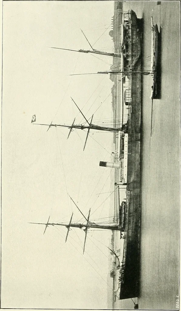 An illustration from Two centuries of shipbuilding by the Scotts at Greenock, 1906, leaf 84
