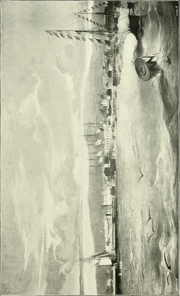 An illustration from Two centuries of shipbuilding by the Scotts at Greenock, 1906, leaf 92