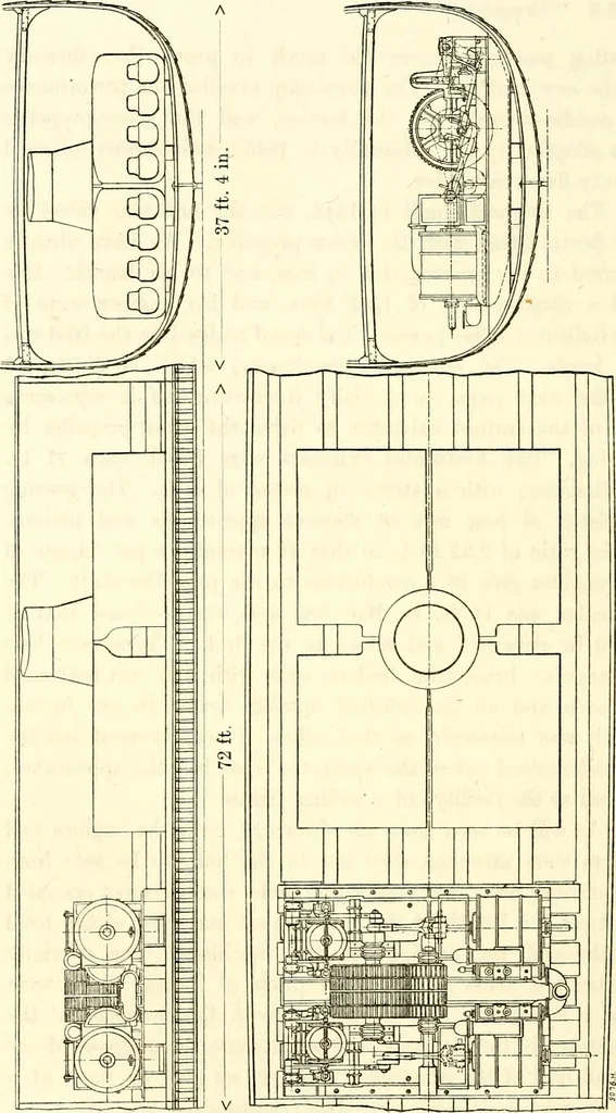 An illustration from Two centuries of shipbuilding by the Scotts at Greenock. Partly reprinted from "Engineering", 1920, leaf 105