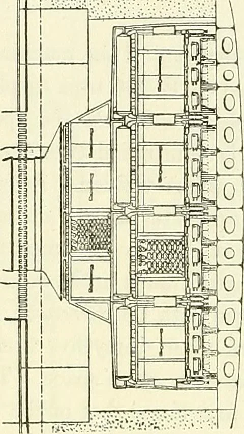 An illustration from Two centuries of shipbuilding by the Scotts at Greenock. Partly reprinted from "Engineering", 1920, leaf 106