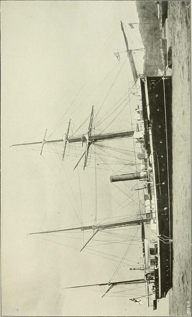 An illustration from Two centuries of shipbuilding by the Scotts at Greenock. Partly reprinted from "Engineering", 1920, leaf 110