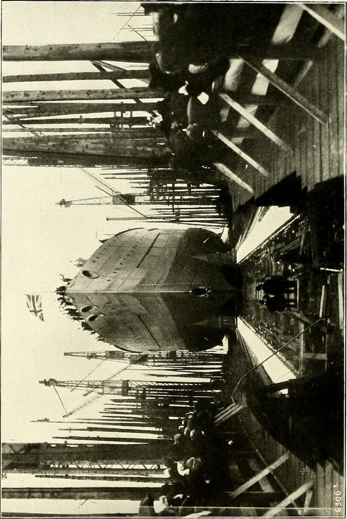 An illustration from Two centuries of shipbuilding by the Scotts at Greenock. Partly reprinted from "Engineering", 1920, leaf 133