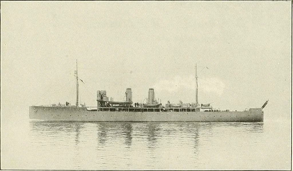 An illustration from Two centuries of shipbuilding by the Scotts at Greenock. Partly reprinted from "Engineering", 1920, leaf 186