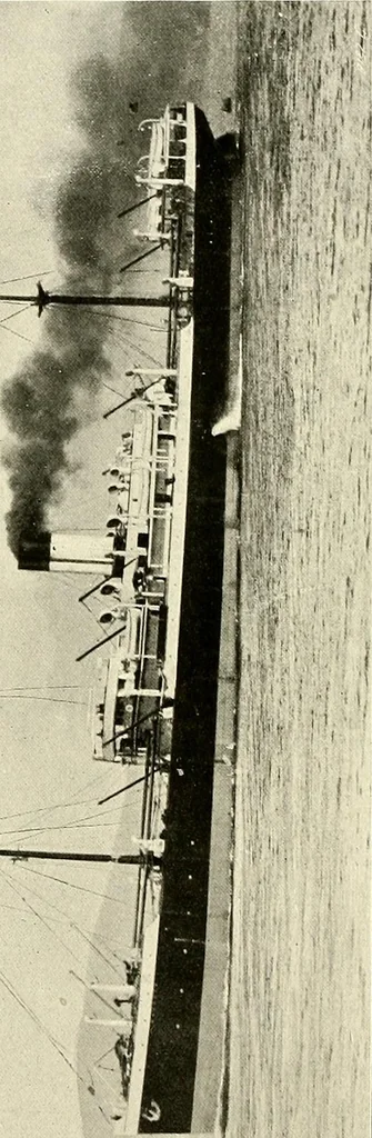An illustration from Two centuries of shipbuilding by the Scotts at Greenock. Partly reprinted from "Engineering", 1920, leaf 197