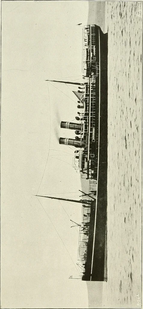 An illustration from Two centuries of shipbuilding by the Scotts at Greenock. Partly reprinted from "Engineering", 1920, leaf 200