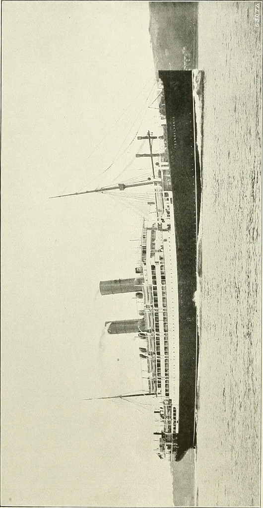 An illustration from Two centuries of shipbuilding by the Scotts at Greenock. Partly reprinted from "Engineering", 1920, leaf 204