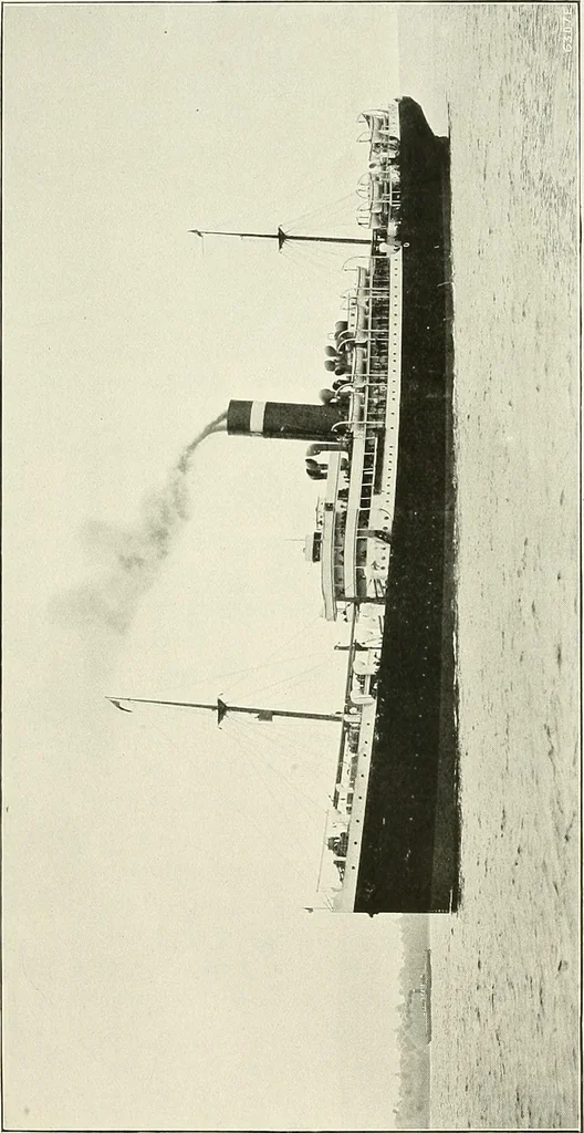 An illustration from Two centuries of shipbuilding by the Scotts at Greenock. Partly reprinted from "Engineering", 1920, leaf 220