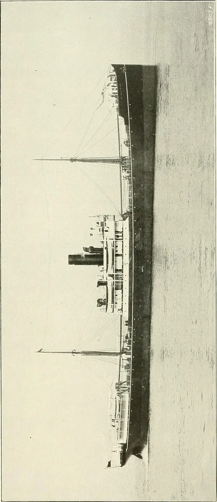 An illustration from Two centuries of shipbuilding by the Scotts at Greenock. Partly reprinted from "Engineering", 1920, leaf 232