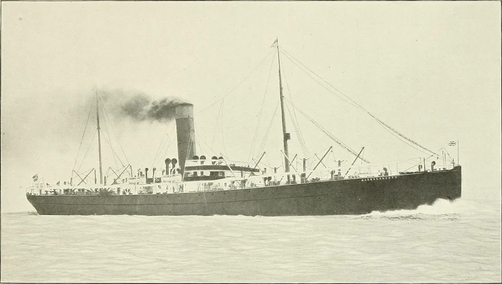 An illustration from Two centuries of shipbuilding by the Scotts at Greenock. Partly reprinted from "Engineering", 1920, leaf 236