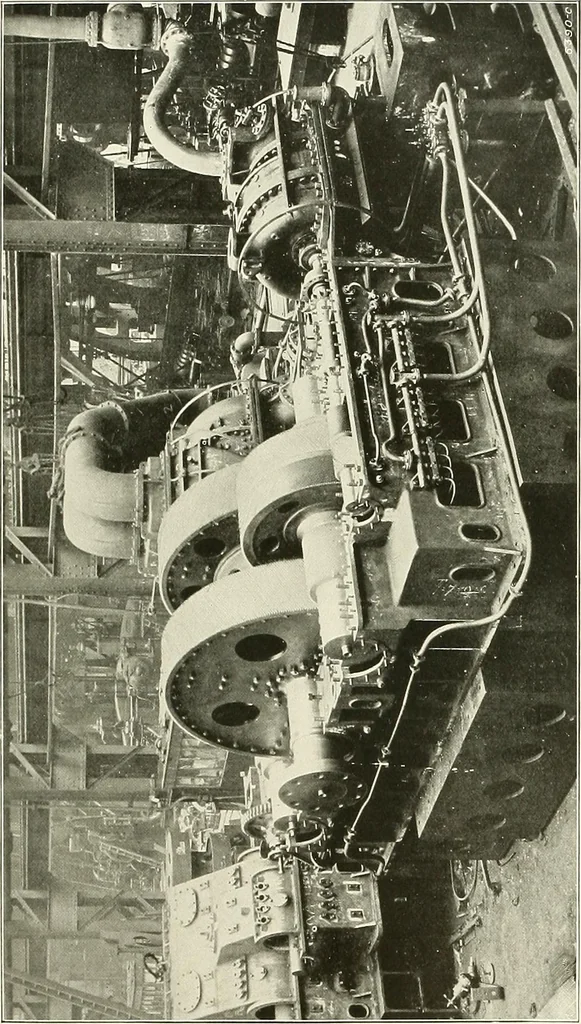 An illustration from Two centuries of shipbuilding by the Scotts at Greenock. Partly reprinted from "Engineering", 1920, leaf 258