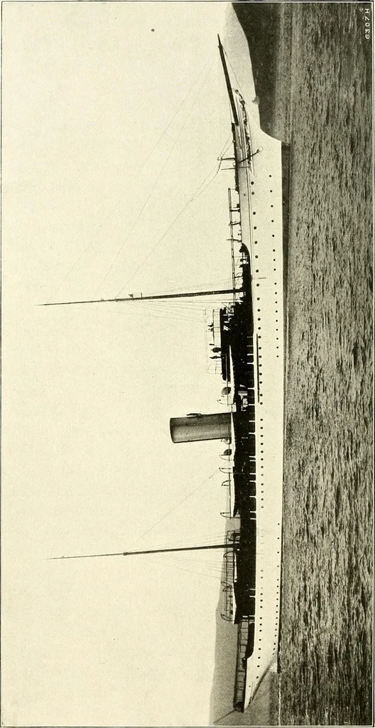 An illustration from Two centuries of shipbuilding by the Scotts at Greenock. Partly reprinted from "Engineering", 1920, leaf 283