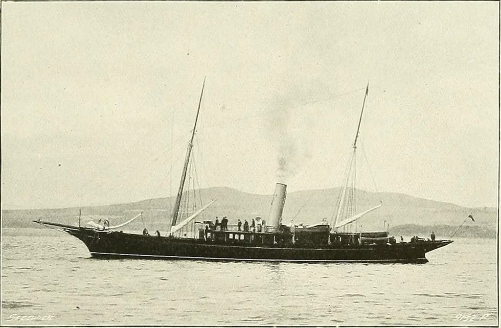 An illustration from Two centuries of shipbuilding by the Scotts at Greenock. Partly reprinted from "Engineering", 1920, leaf 286