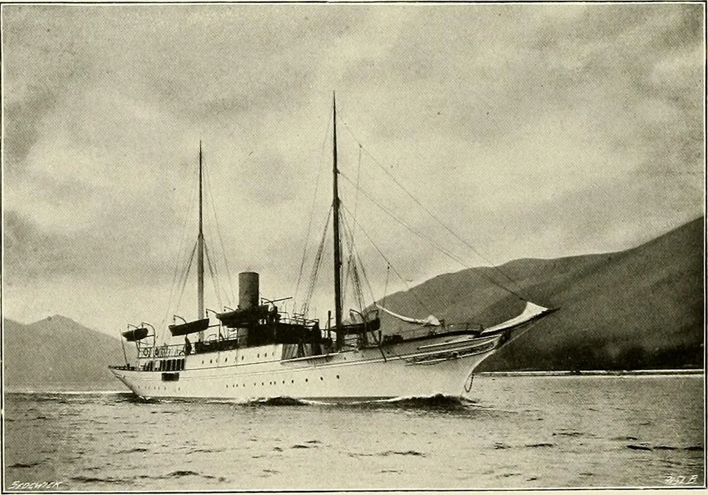 An illustration from Two centuries of shipbuilding by the Scotts at Greenock. Partly reprinted from "Engineering", 1920, leaf 287