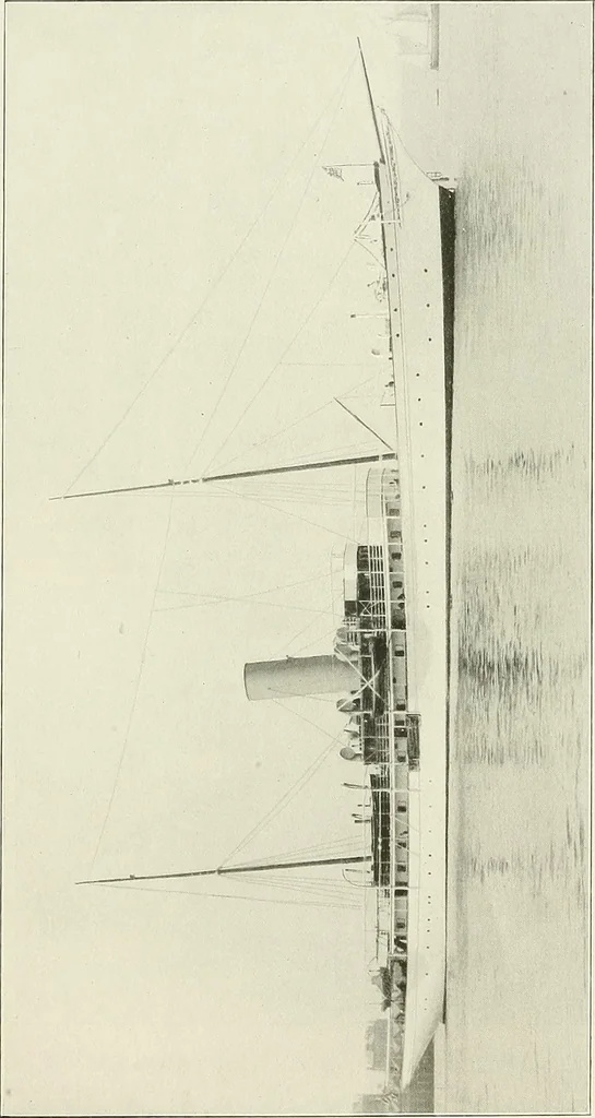 An illustration from Two centuries of shipbuilding by the Scotts at Greenock. Partly reprinted from "Engineering", 1920, leaf 294