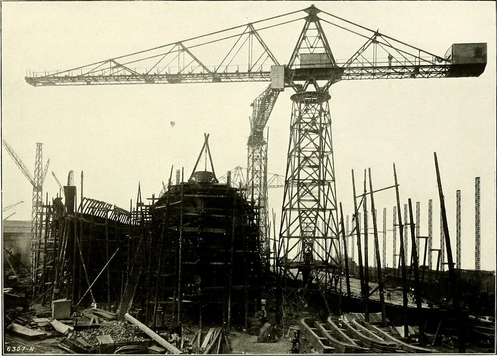 An illustration from Two centuries of shipbuilding by the Scotts at Greenock. Partly reprinted from "Engineering", 1920, leaf 313