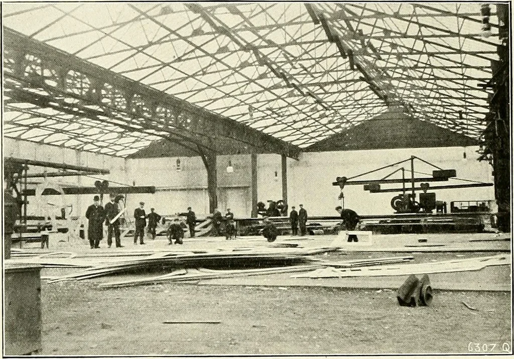 An illustration from Two centuries of shipbuilding by the Scotts at Greenock. Partly reprinted from "Engineering", 1920, leaf 317