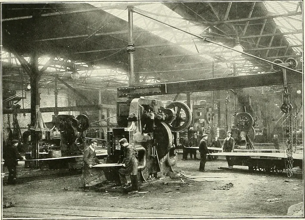 An illustration from Two centuries of shipbuilding by the Scotts at Greenock. Partly reprinted from "Engineering", 1920, leaf 320