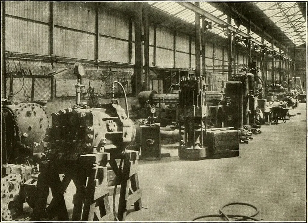 An illustration from Two centuries of shipbuilding by the Scotts at Greenock. Partly reprinted from "Engineering", 1920, leaf 339