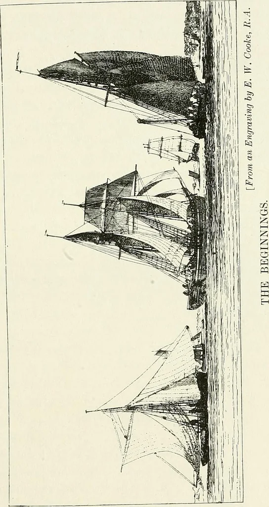 An illustration from Two centuries of shipbuilding by the Scotts at Greenock. Partly reprinted from "Engineering", 1920, leaf 34