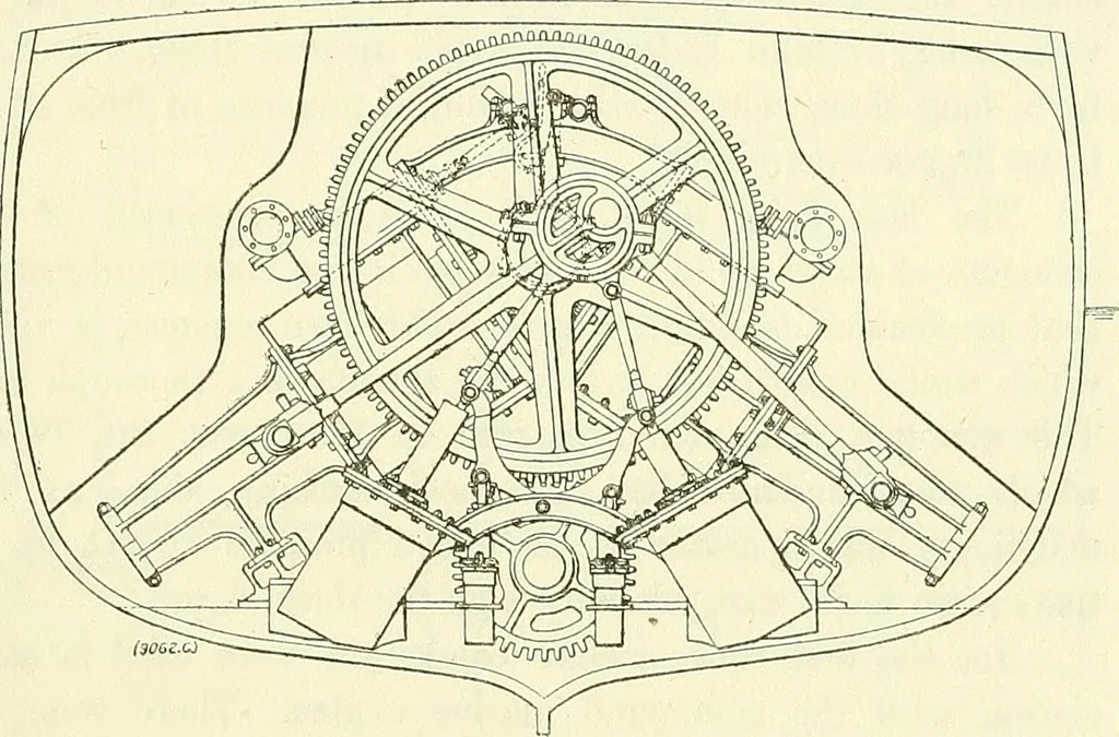 An illustration from Two centuries of shipbuilding by the Scotts at Greenock. Partly reprinted from "Engineering", 1920, leaf 80
