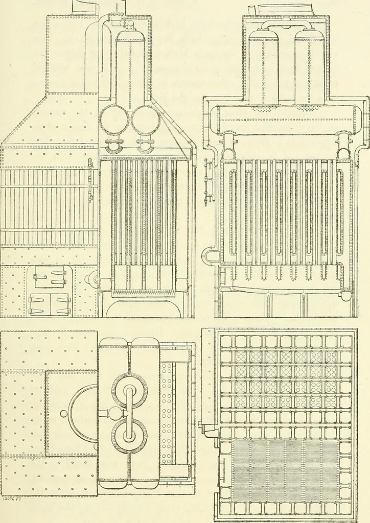 An illustration from Two centuries of shipbuilding by the Scotts at Greenock. Partly reprinted from "Engineering", 1920, leaf 84