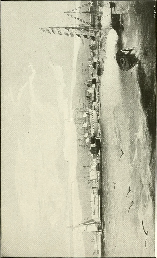 An illustration from Two centuries of shipbuilding by the Scotts at Greenock. Partly reprinted from "Engineering", 1920, leaf 98