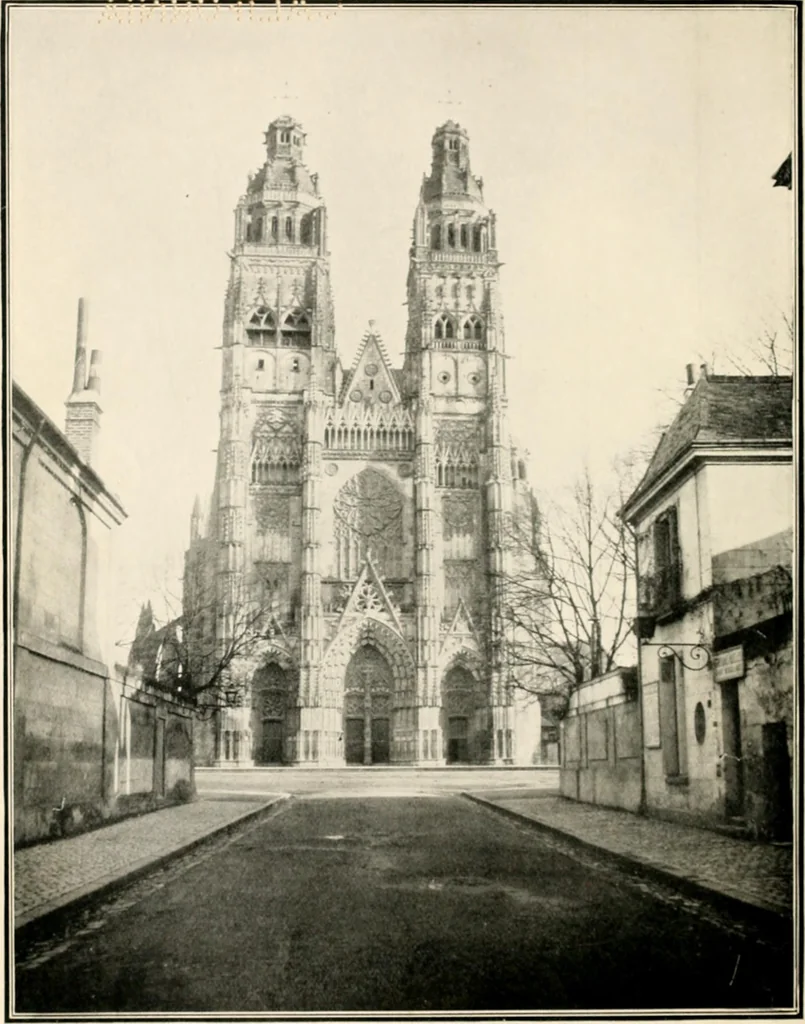 An illustration from Two gentlemen in Touraine, 1899, leaf 11