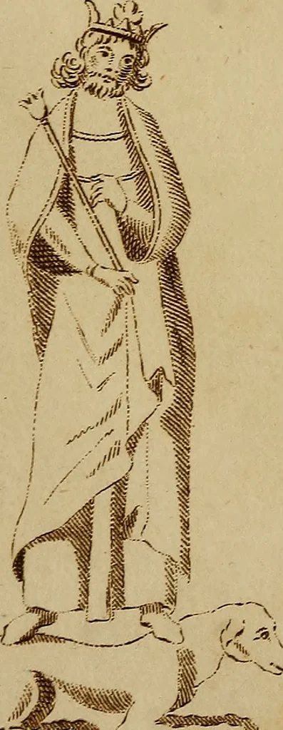 An illustration from Two letters on the origin, antiquity, and history, of Norman tiles, stained with armorial bearings, 1794, leaf 130