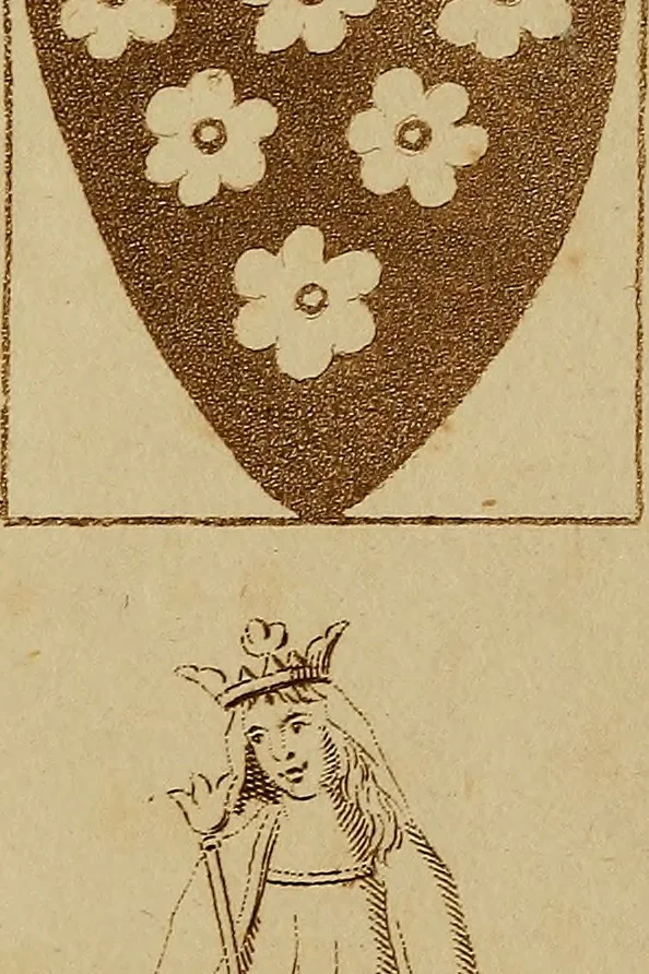 An illustration from Two letters on the origin, antiquity, and history, of Norman tiles, stained with armorial bearings, 1794, leaf 130