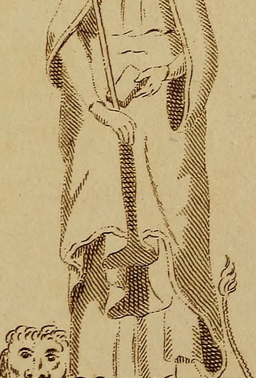 An illustration from Two letters on the origin, antiquity, and history, of Norman tiles, stained with armorial bearings, 1794, leaf 130