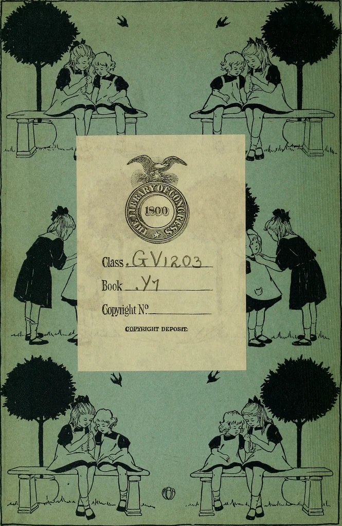 An illustration from Two little southern sisters and their garden plays, 1919, leaf 1