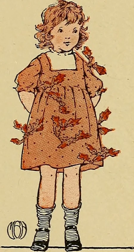 An illustration from Two little southern sisters and their garden plays, 1919, leaf 104