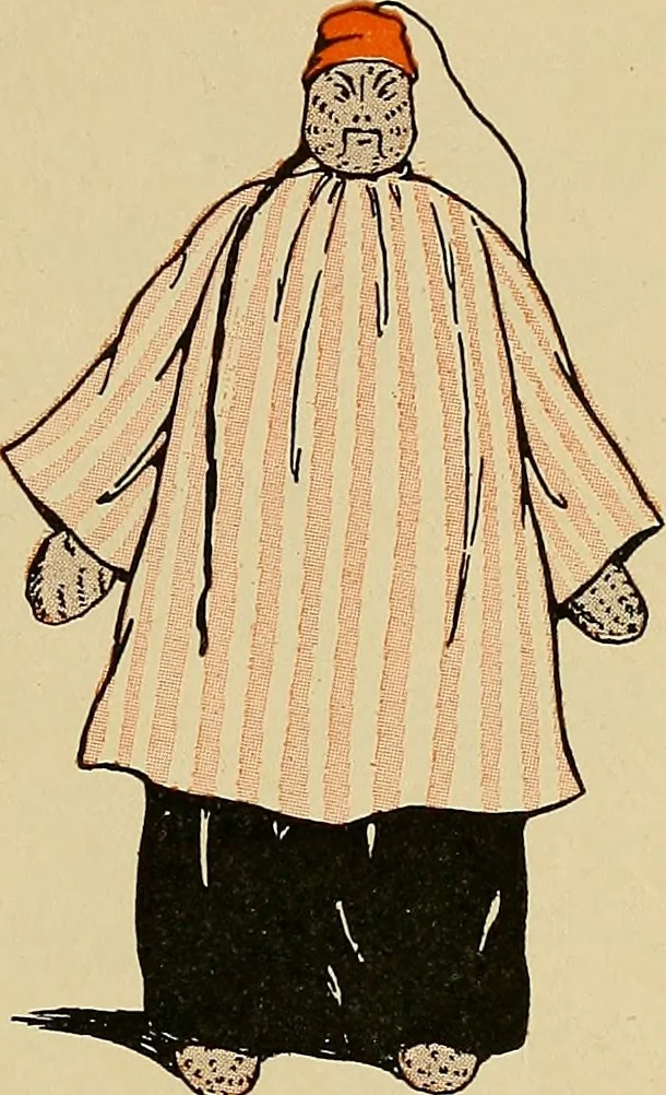 An illustration from Two little southern sisters and their garden plays, 1919, leaf 14
