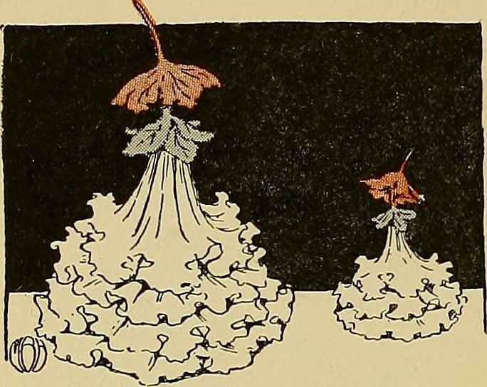 An illustration from Two little southern sisters and their garden plays, 1919, leaf 29