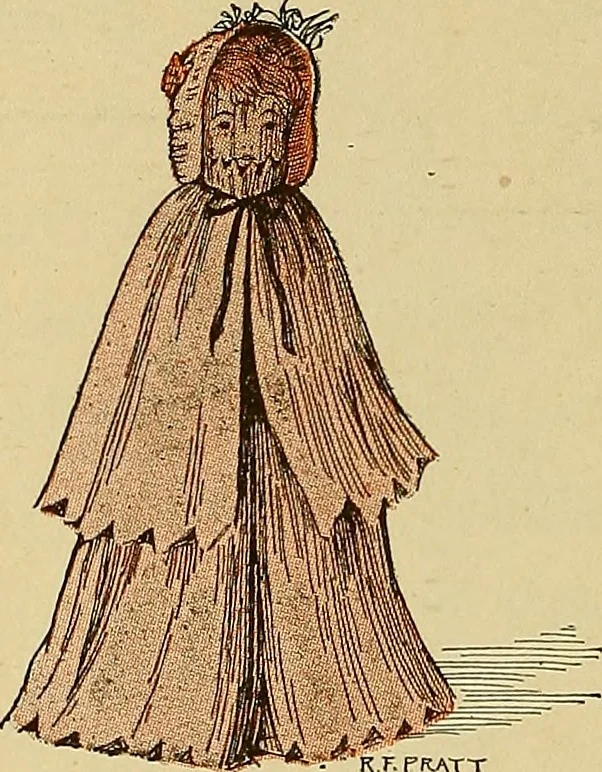 An illustration from Two little southern sisters and their garden plays, 1919, leaf 43