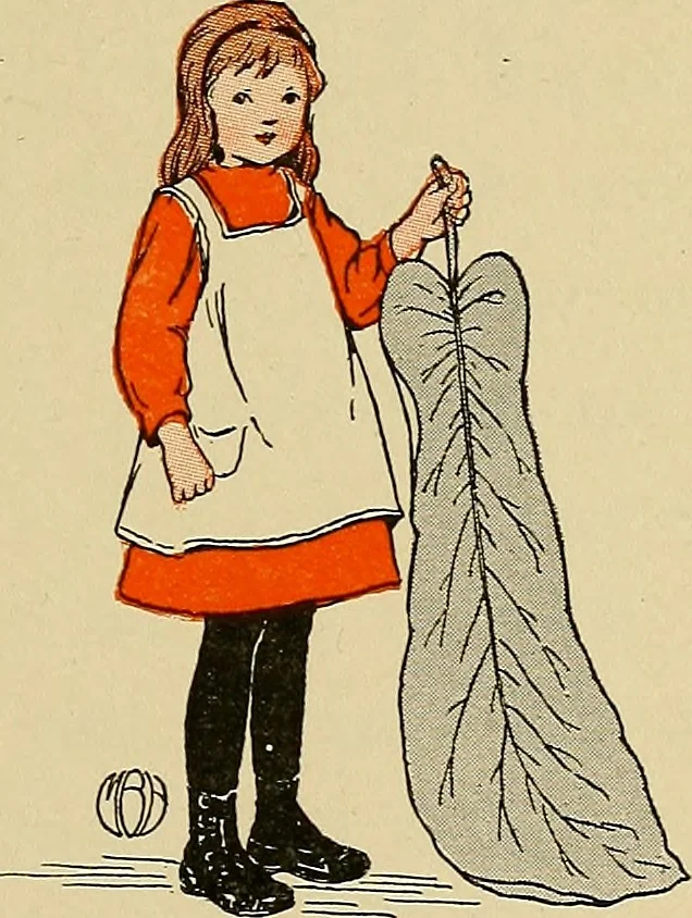 An illustration from Two little southern sisters and their garden plays, 1919, leaf 84