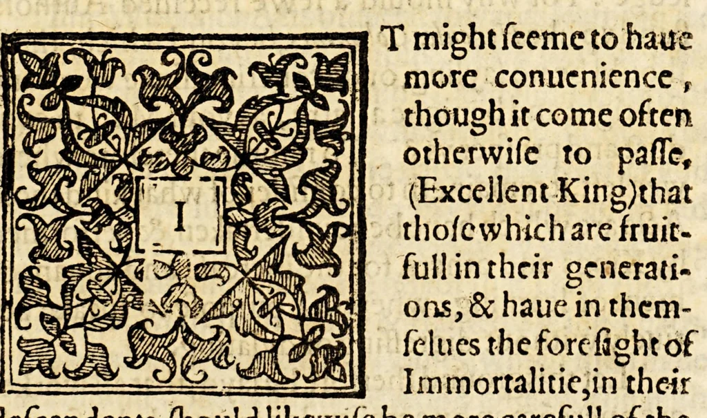 An illustration from The twoo bookes of Francis Bacon. : Of the proficience and aduancement of learning, diuine and humane. To the King, 1605, leaf 97